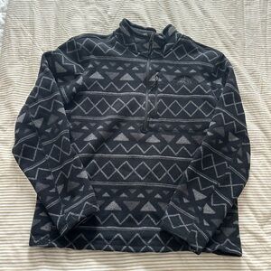 The North Face Black and Gray Textured Jacket